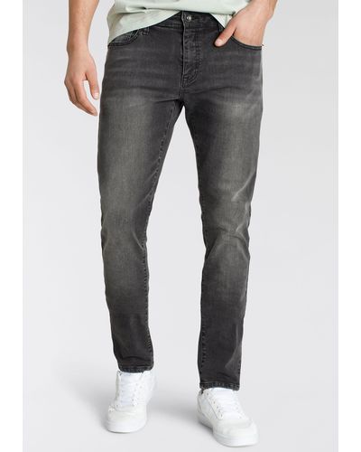 AJC Slim-fit-Jeans im 5-Pocket-Stil - Grau