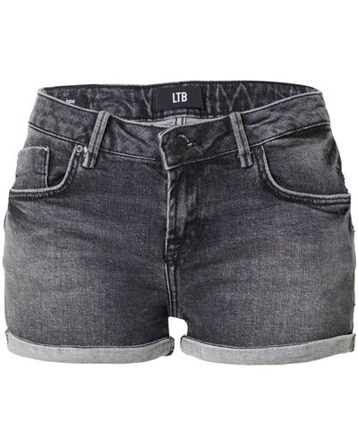 LTB Jeansshorts Judie (1-tlg) Weiteres Detail, Patches - Grau