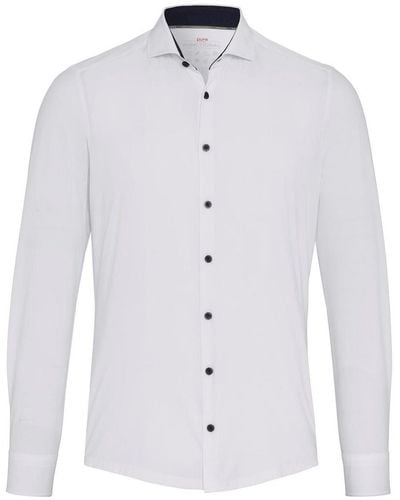 Pure Blusenshirt - Functional Hemd Langarm - Weiß