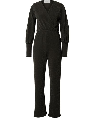 Sisters Point Jumpsuit EGUA (1-tlg) Drapiert/gerafft - Schwarz