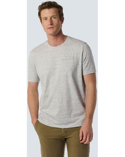 No Excess T-Shirt Crewneck Multi Coloured Mel - Grau