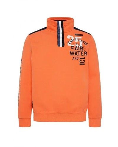 Camp David Sweater - Orange
