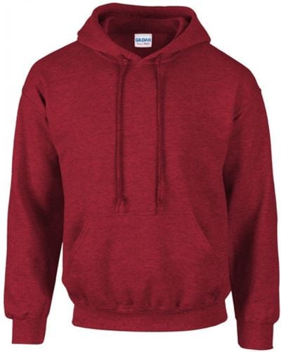 Gildan Heavy Blend Hooded Sweatshirt / Kapuzenpullover - Rot