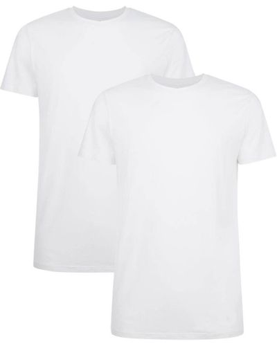 Bamboo Basics T-Shirt RUBEN, 2er Pack - Unterhemd - Weiß