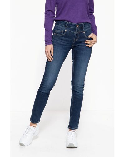 ATT Jeans ATT Slim-fit-Jeans Zoe im 5-Pocket-Design - Blau