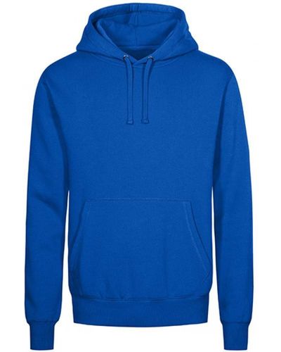 Promodoro Kapuzenpullover X.O Hoody Sweater, Molton-Brushed - Blau