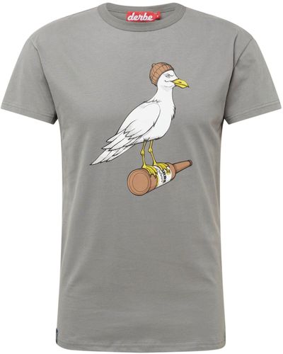 Derbe T-Shirt Sturmmöwe (1-tlg) - Grau