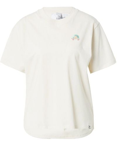 Iriedaily T-Shirt (1-tlg) Stickerei - Weiß