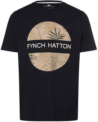 Fynch-Hatton T-Shirt - Schwarz