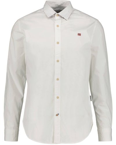 Napapijri Businesshemd Hemd (1-tlg) - Weiß