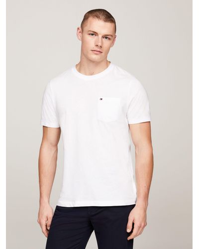 Tommy Hilfiger T-Shirt POCKET TEE - Weiß