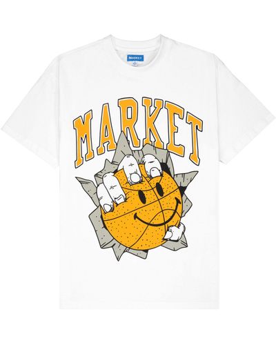 Market Smiley Breakthrough T-Shirt default - Weiß
