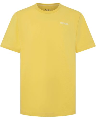 Pepe Jeans T-Shirt AARON - Gelb