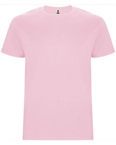 Roly Rundhalsshirt Stafford T-Shirt - Pink
