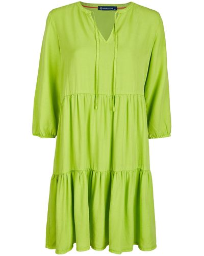 NAVIGAZIONE A-Linien-Kleid mit Bindeband - Grün