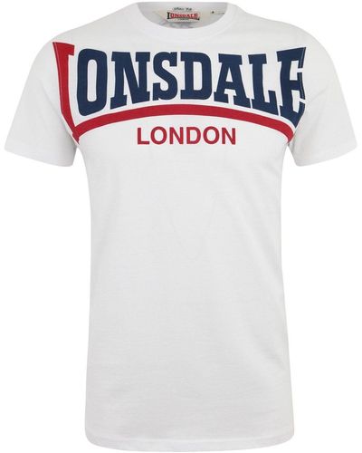 Lonsdale London T-Shirt Creaton Slim Fit (1-tlg) - Weiß