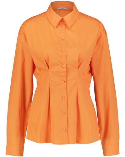 Envii Klassische Bluse ENELECTRON LS SHIRT 6709 (1-tlg) - Orange