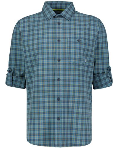 Meru Outdoorhemd Outdoor Hemd PEANIA Langarm - Blau