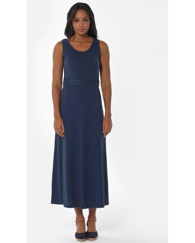 ORGANICATION Kleid & Hose Women's Sleveless Dress - Blau