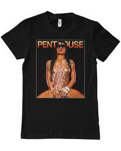 Penthouse August 2007 Cover T-Shirt - Schwarz