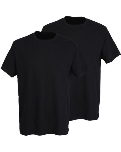 Götzburg Shirt (2-tlg) mit Rundhals-Ausschnitt, Premium-Qualität im 2er Pack - Schwarz