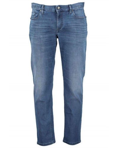 ALBERTO 5-Pocket-Jeans marineblau (1-tlg)