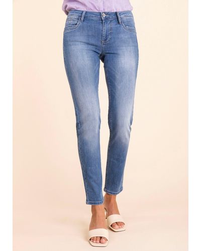 BLUE FIRE Slim-fit-Jeans NANCY mit Stretchanteil für eine tolle Passform - Blau
