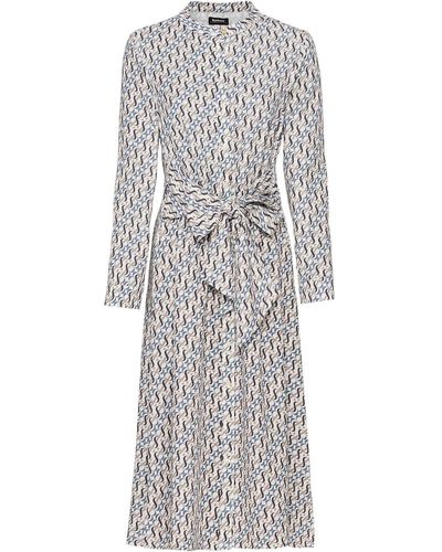 Barbour Hemdblusenkleid Kleid Highlands - Grau