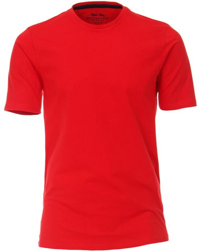 Redmond T-Shirt uni - Rot