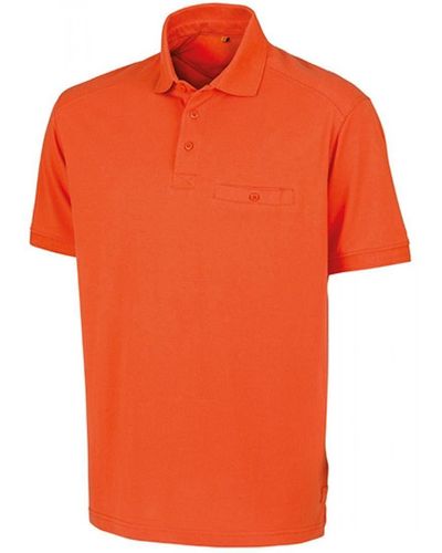 Result Headwear Poloshirt Apex Polo Shirt / Strapazierfähig aus Mischgewebe - Orange