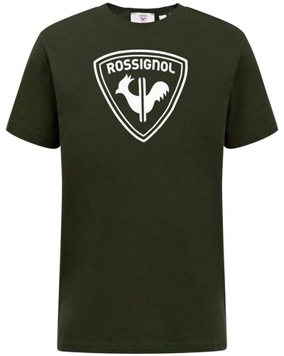 Rossignol T-Shirt Logo Rossi Tee mit markentypischer Hahn-Grafik - Grün