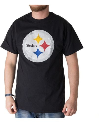 Fanatics T-Shirt Majestic Pittsburgh Steelers, Gr L, black - Schwarz