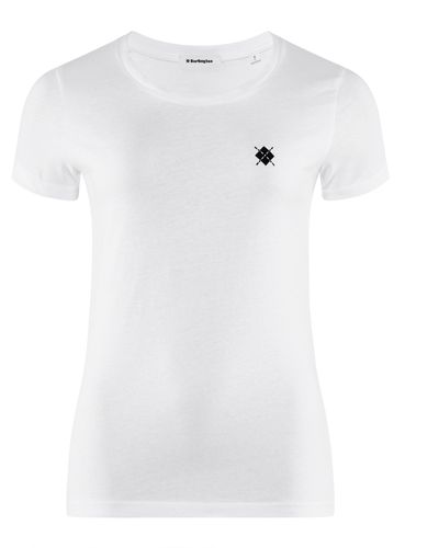 Burlington T-Shirt aus Biobaumwolle - Weiß