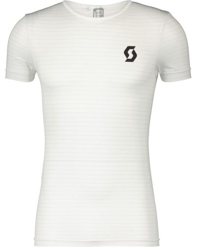 Scott Langarmshirt M Underwear Carbon S/sl Shirt - Weiß