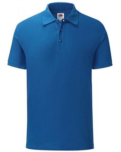 Fruit Of The Loom Poloshirt 65/35 Tailored Fit Polo - Blau