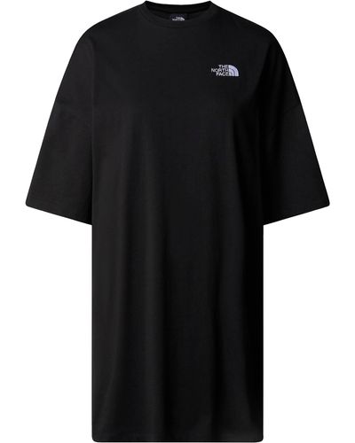 The North Face Shirtkleid W /S ESSENTIAL TEE DRESS - Schwarz