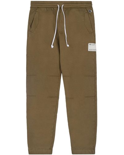 Champion Stretch- Hose Contemporary Heritage Elastic Cuff Pants 216630 - Grün