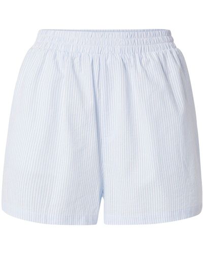 NA-KD Shorts (1-tlg) Drapiert/gerafft - Weiß