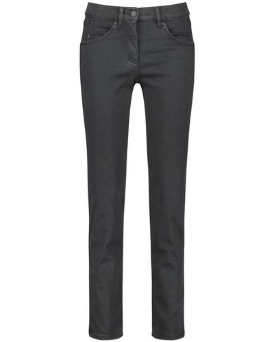 Gerry Weber Jeans BEST4ME SLIM FIT (122095-66888) von schwarz 36K - Grau