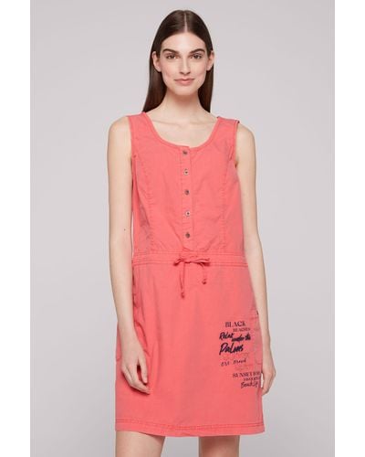 SOCCX Sommerkleid aus Baumwolle - Pink