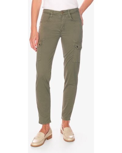Le Temps Des Cerises Slim-fit-Jeans BALARD mit aufgesetzten Taschen - Grün