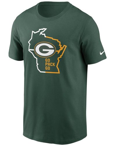 Nike Print-Shirt NFL Essential PACK GO Green Bay Packers - Grün