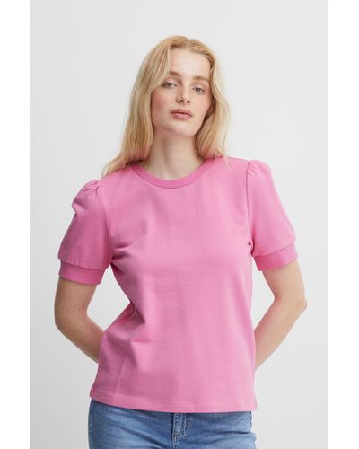 Ichi T-Shirt IHYARLA SW - Pink