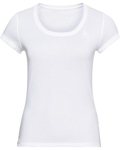 Odlo T-Shirt Bl Top Crew Neck /S Active F-Dry Light Eco - Weiß