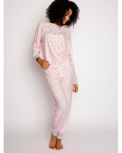 Pj Salvage Pyjamahose pant - Pink