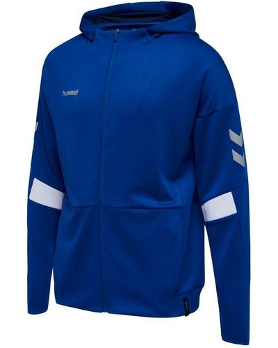 Hummel Sweatshirt Tech Move Zip Hood - Blau