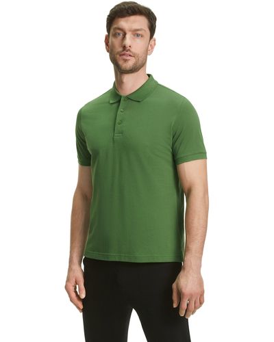 FALKE Poloshirt aus hochwertiger Pima-Baumwolle - Grün