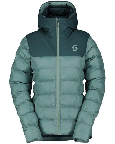 Scott Winterjacke Insuloft Warm Jacket mit aufgedrucktem Markenlogo - Grün