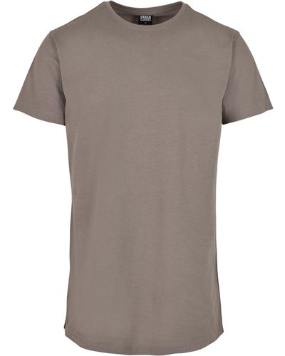 Urban Classics T-Shirt Shaped Long Tee - Grau