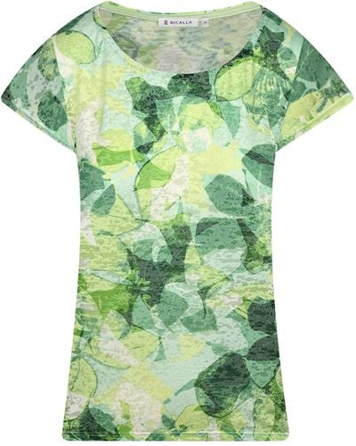 Bicalla T- Shirt Burnout - Grün